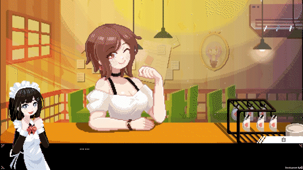 【养成SLG/中文/像素风格】芙哇芙哇女仆咖啡厅/Maid Cafe on Electric Street V1.11 官方中文版【2.7G/全CV/更新】