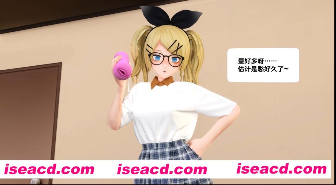 【MMD/中文/步兵】相位土豆 4月作品： 镜音铃的抖阴直播录像 中文版 【400M/CV】