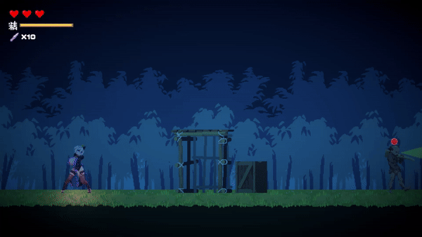 【日式ACT/像素风/全动态】赤莲忍法帖-曼珠沙华 24年4月最新版【500M/更新】