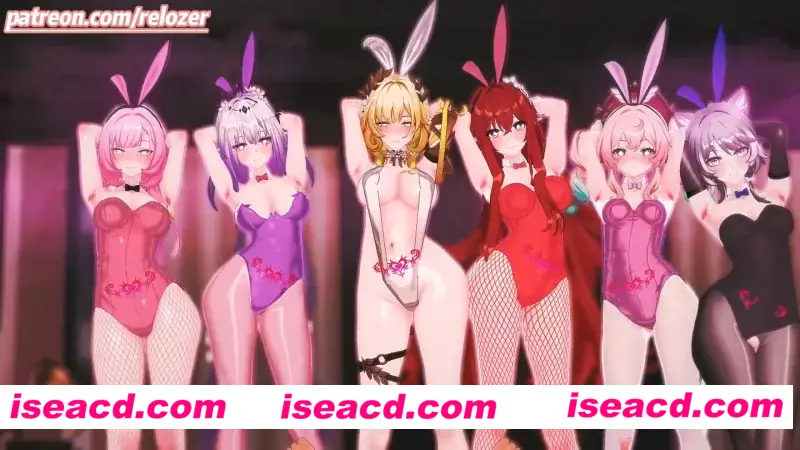 【MMD/步兵】 Relozer 6月24米家 黄金裔兔女郎yin趴 [1V]【200M/cv】