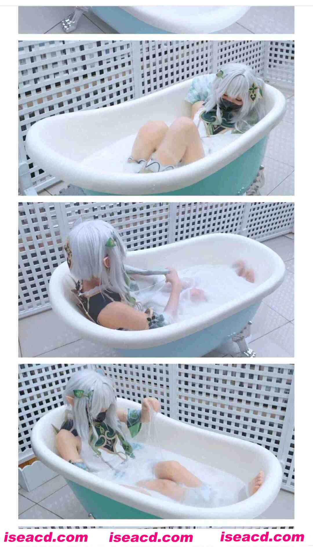 [COSPLAY/视频/特殊XP] 叶沫沫的沫沫酱 patreon赞助视频：纳西妲+黏液汤池slime tub [1V] [3G]