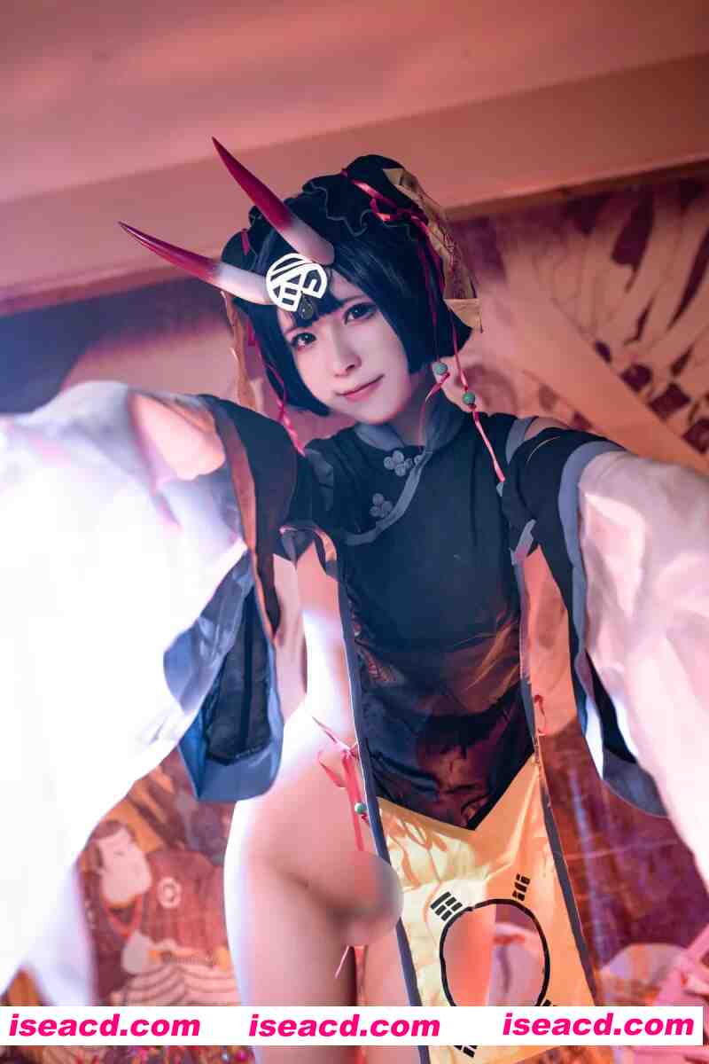 [COSPLAY]  Quan冉有点饿(拖拉大王) NO.033 FGO 酒吞童子同人 小僵尸 [47P] [600m]