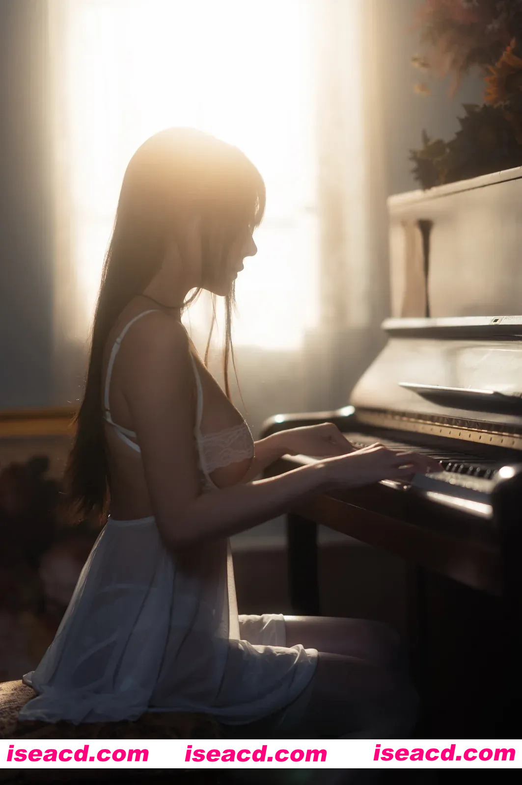 『套图』白丝纱裙 – 香草喵露露[10P-1V 658MB]