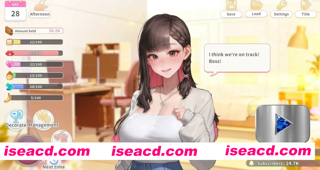 [PC-SLG] 更新[养成互动SLG/动态] 直播开始！VTuber出道指南 Streaming ON! VTuber Training v1.0.21 官中步兵版+全CG存档 [700M][BD]